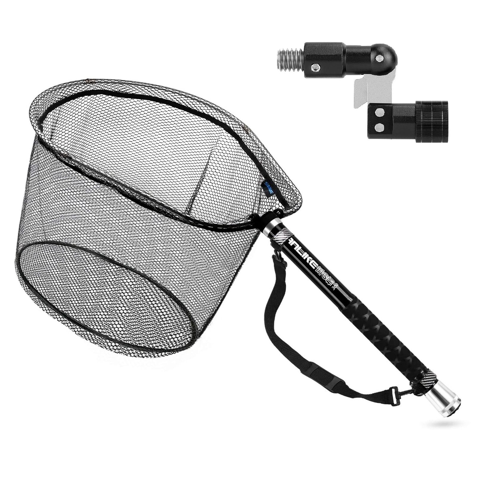 サンライク SANLIKE タモ網 たも網 タモ たもあみ 釣り タモ 伸縮 99 カーボン製 炭素繊維 ランディングネット 枠サイズ60×48cm 淡水海水両用 3m 5m 6m レッド&ブラック