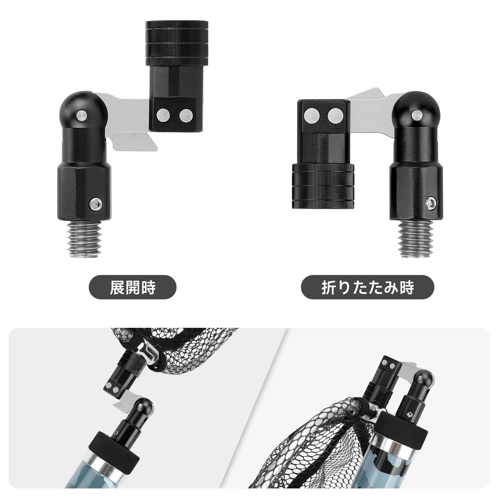 サンライク SANLIKE タモ網 たも網 タモ たもあみ 釣り タモ 伸縮 99 カーボン製 炭素繊維 ランディングネット 枠サイズ60×48cm 淡水海水両用 3m 5m 6m レッド＆ブラック