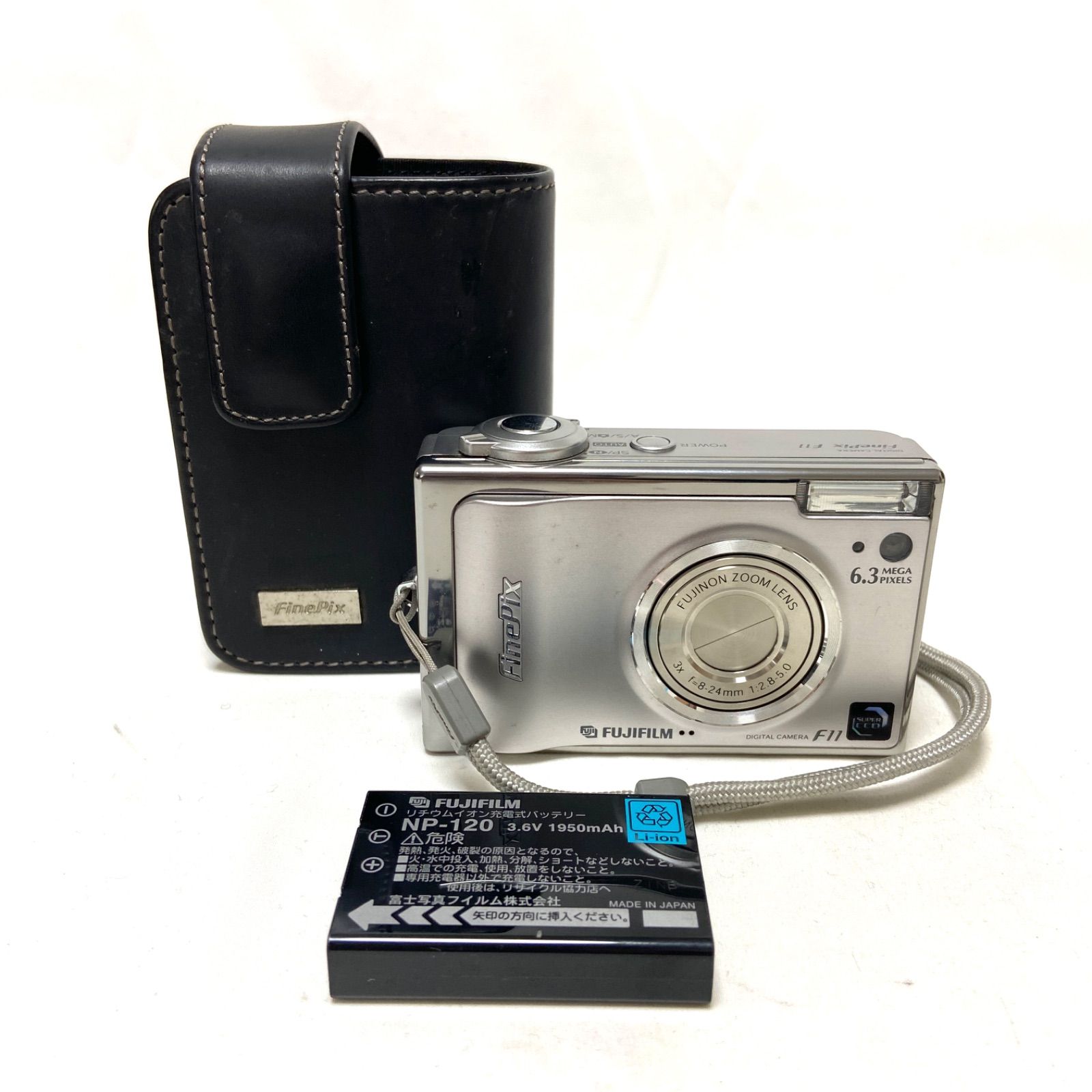 FINEPIX F 11 フジフィルム ファインピックス シルバー コンパクトデジタルカメラ 6.3 MEGAPIXELS