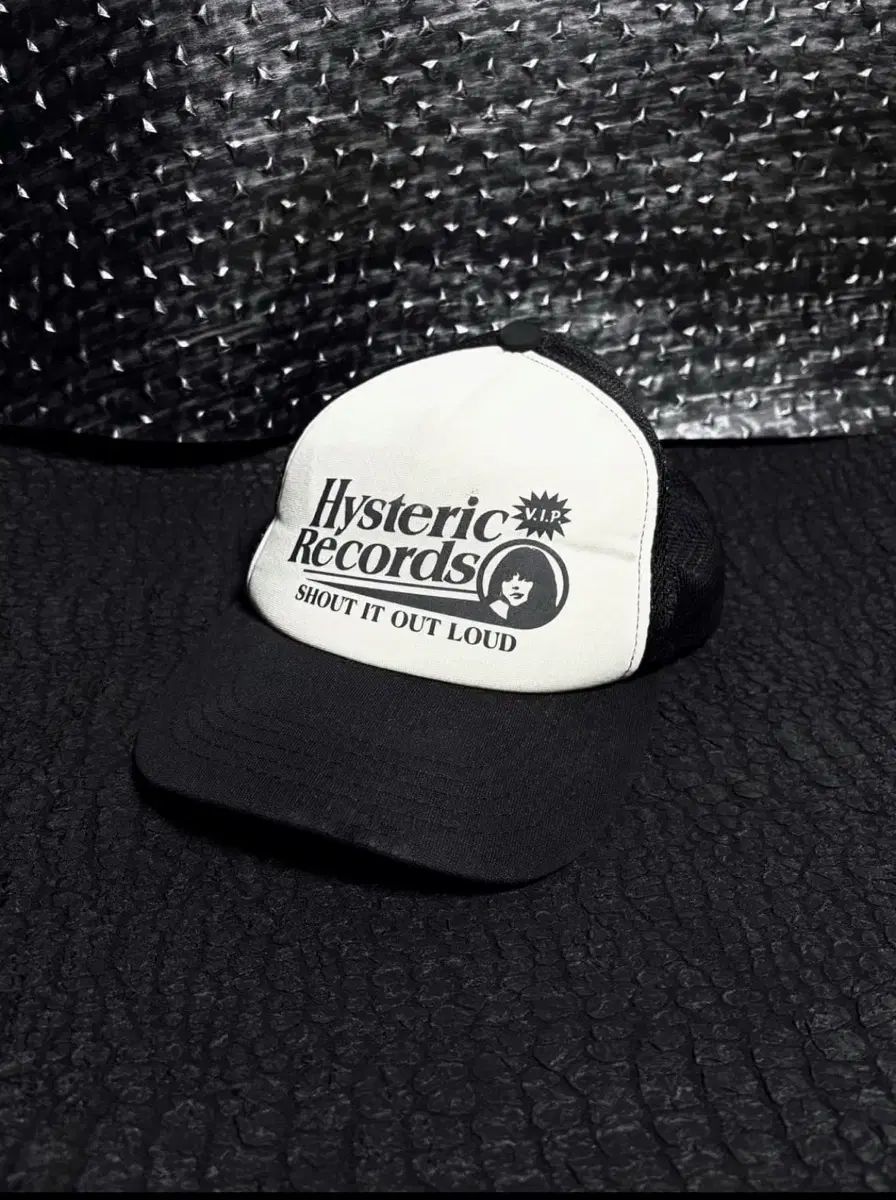 HYSTERIC GLAMOUR ヒステリックグラマー レコード メッシュキャップ