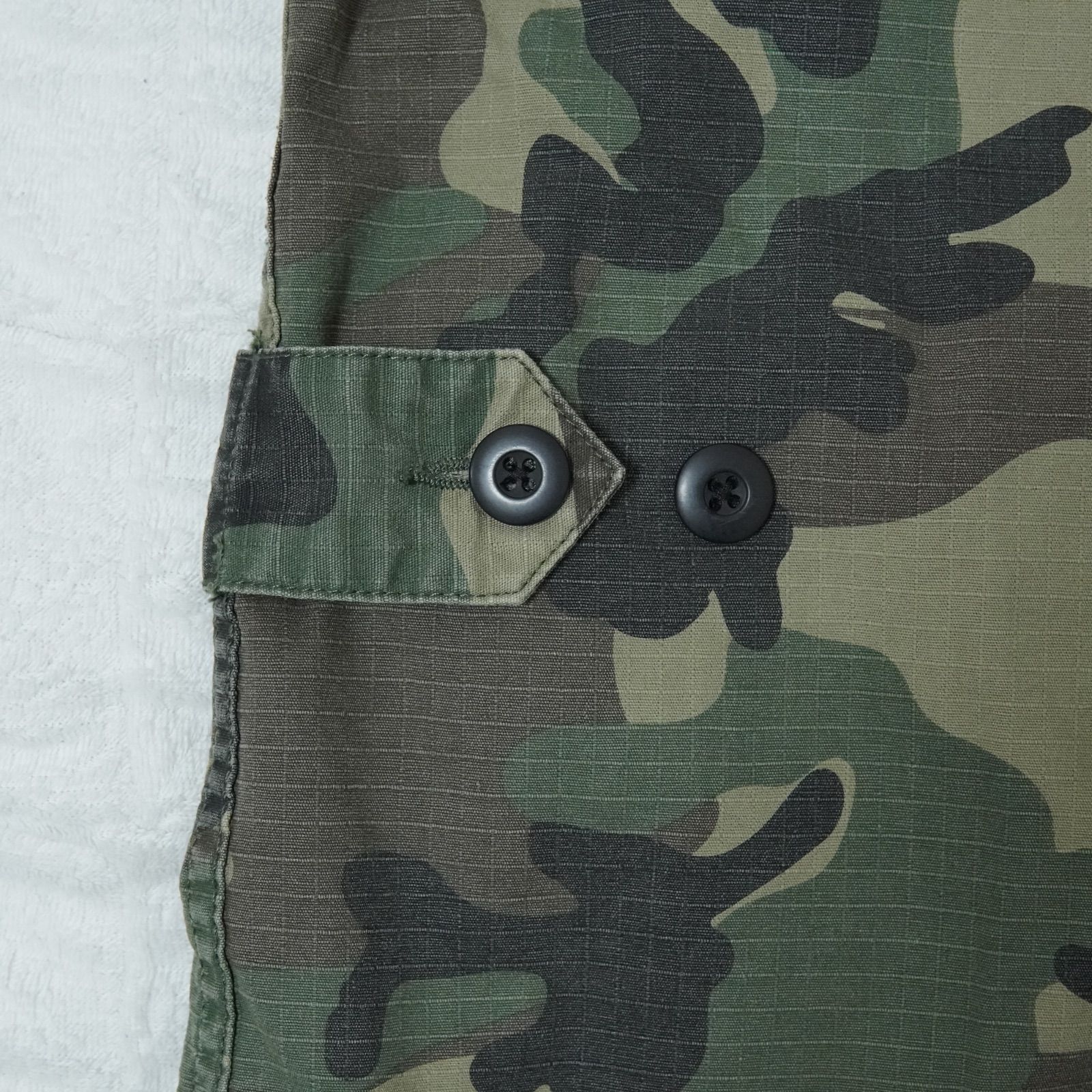 ステューシー Stussy ミリタリー ジャケット XL 迷彩 フラワー 刺繍