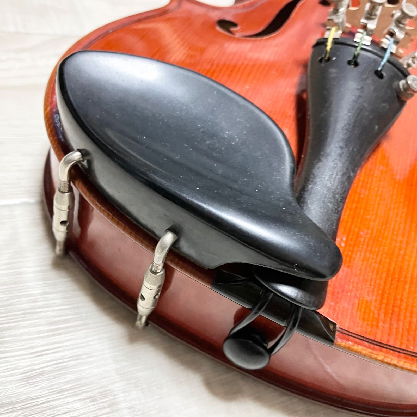 分数 1/8　バイオリン 虎杢 ハイスペック 未使用弓 メンテ済み 虎杢 スズキバイオリン No540 4/4 1980年 DESPIAU駒 Archet弓