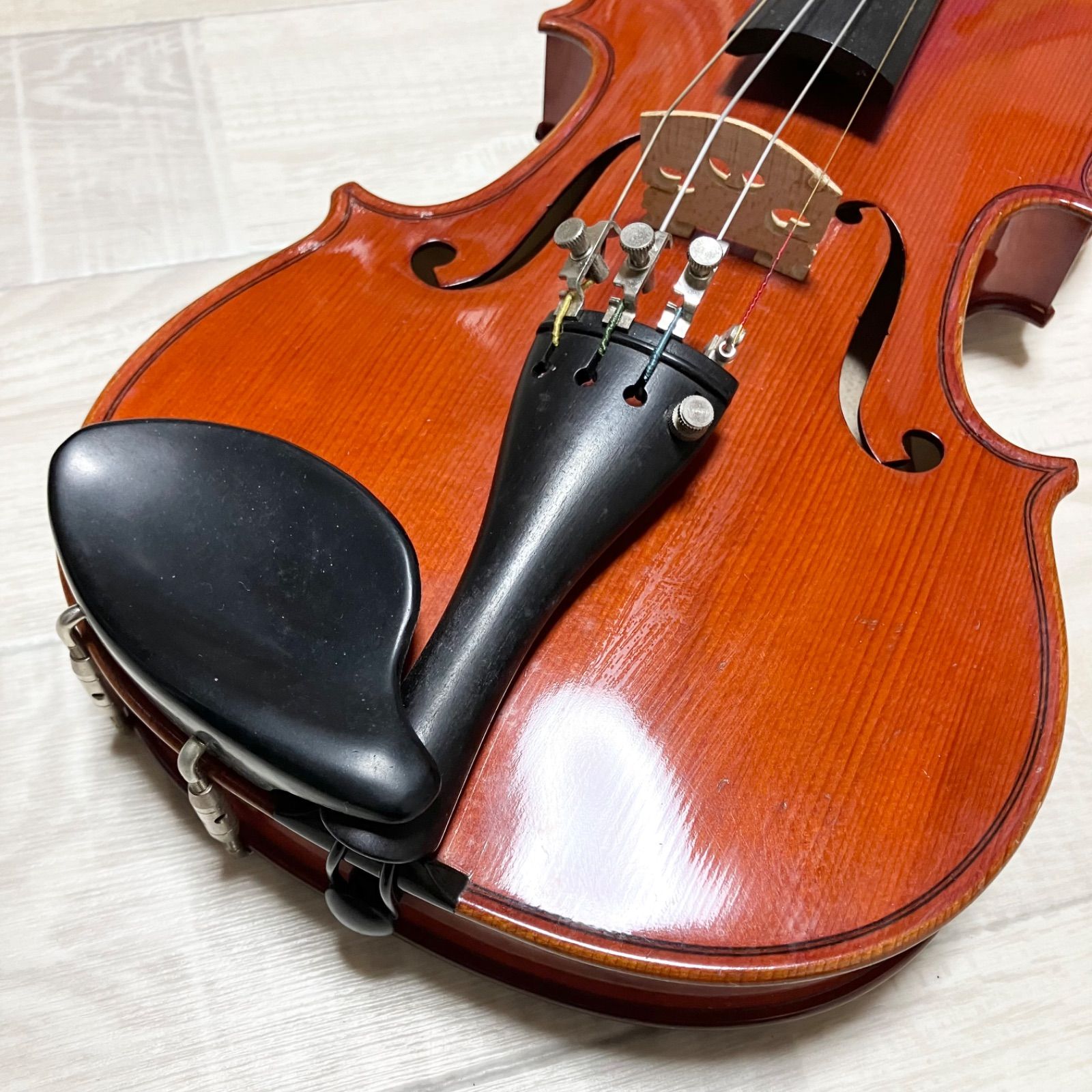 【黄金期・良音】　スズキ　バイオリン　No.330 1/2　70年代　新品弓 黄金期・良音】 スズキ バイオリン No.330 1/2 70年代 新品弓 2025年