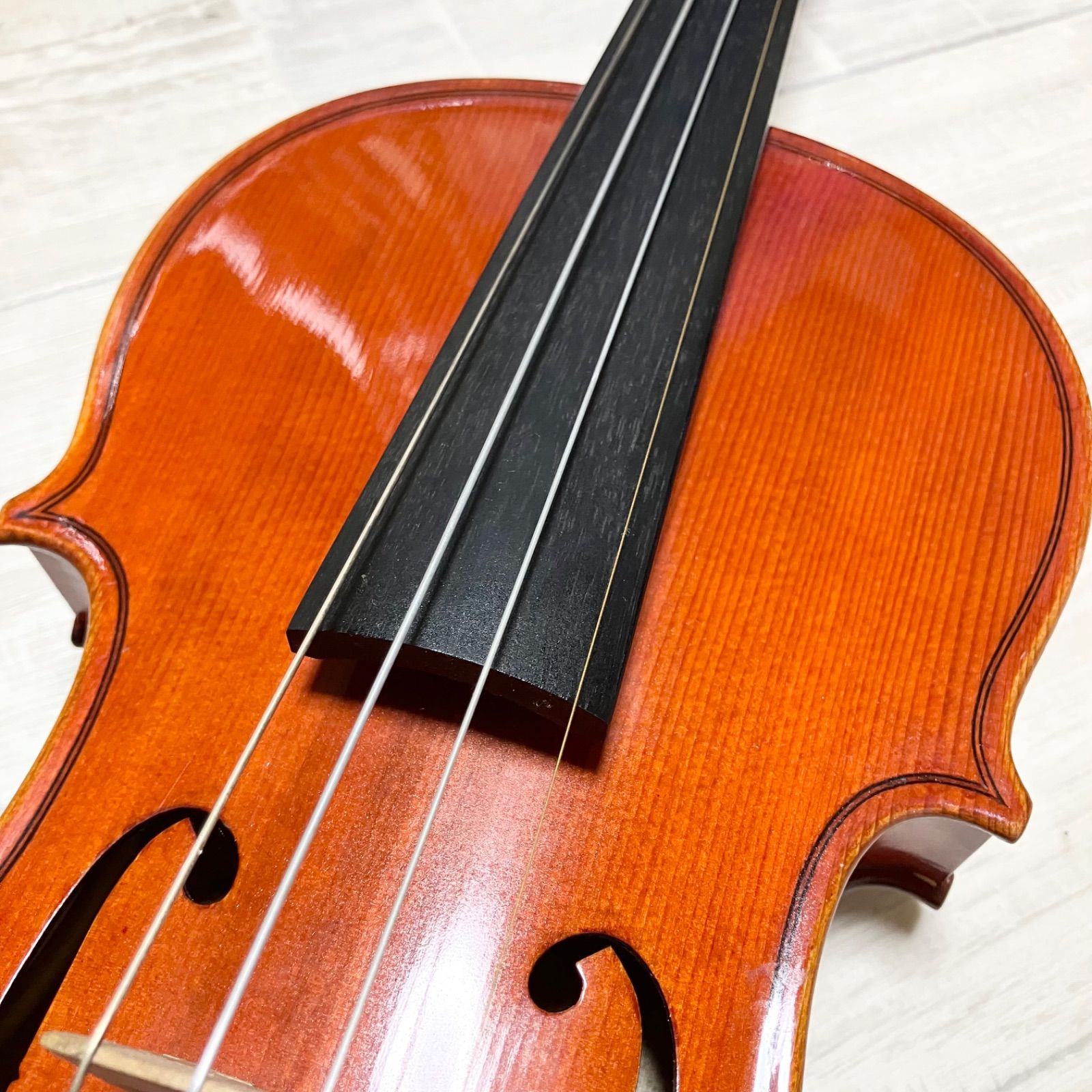 中古良音】SUZUKI バイオリン NO.330 1/2 anno1996 杉藤弓 T.SUGITO 虎