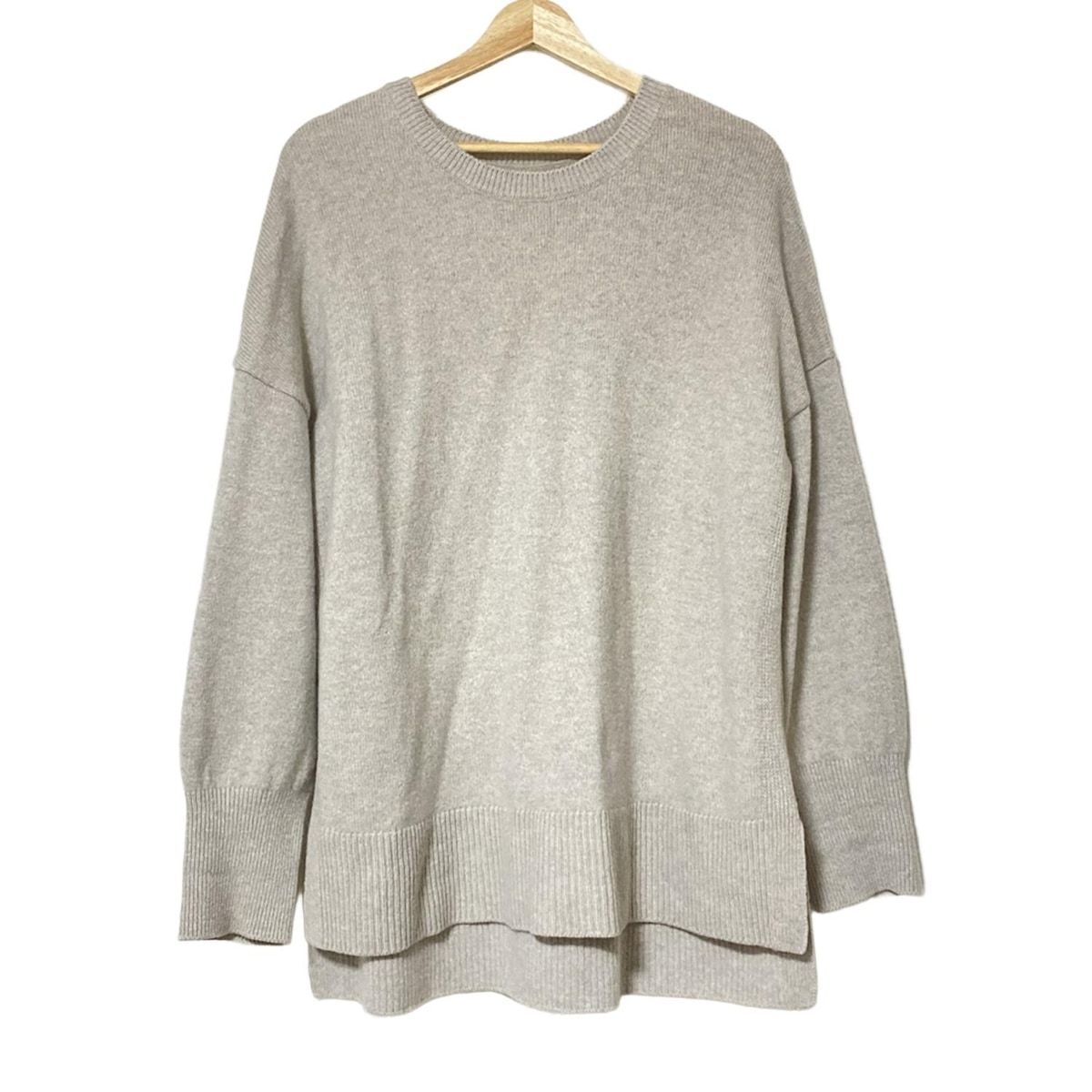 MUSE de DEUXIEME CLASSE ミューズデドゥーズィエムクラス 長袖セーター レディース - グレーベージュ