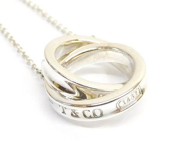 新品同様品 ティファニー □ インターロッキング サークル ネックレス