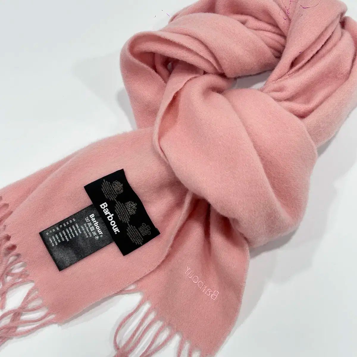 ピンク マフラー