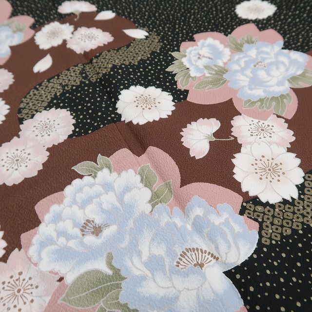 ✾まめ藤✾ｍ2362 洗える着物