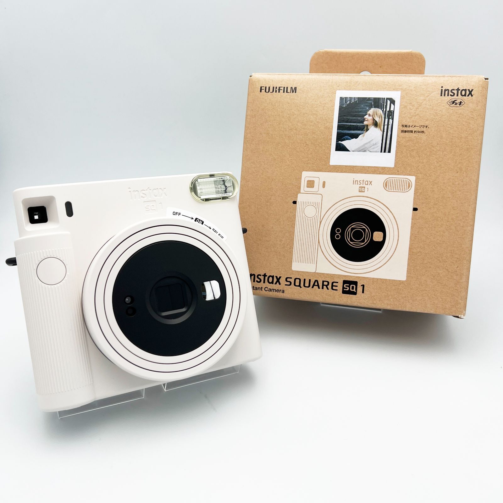 FUJIFILM 富士フイルム instax SQUARE SQ1 インスタックス スクエア チェキスクエア チョークホワイト チェキ ホワイト 本体