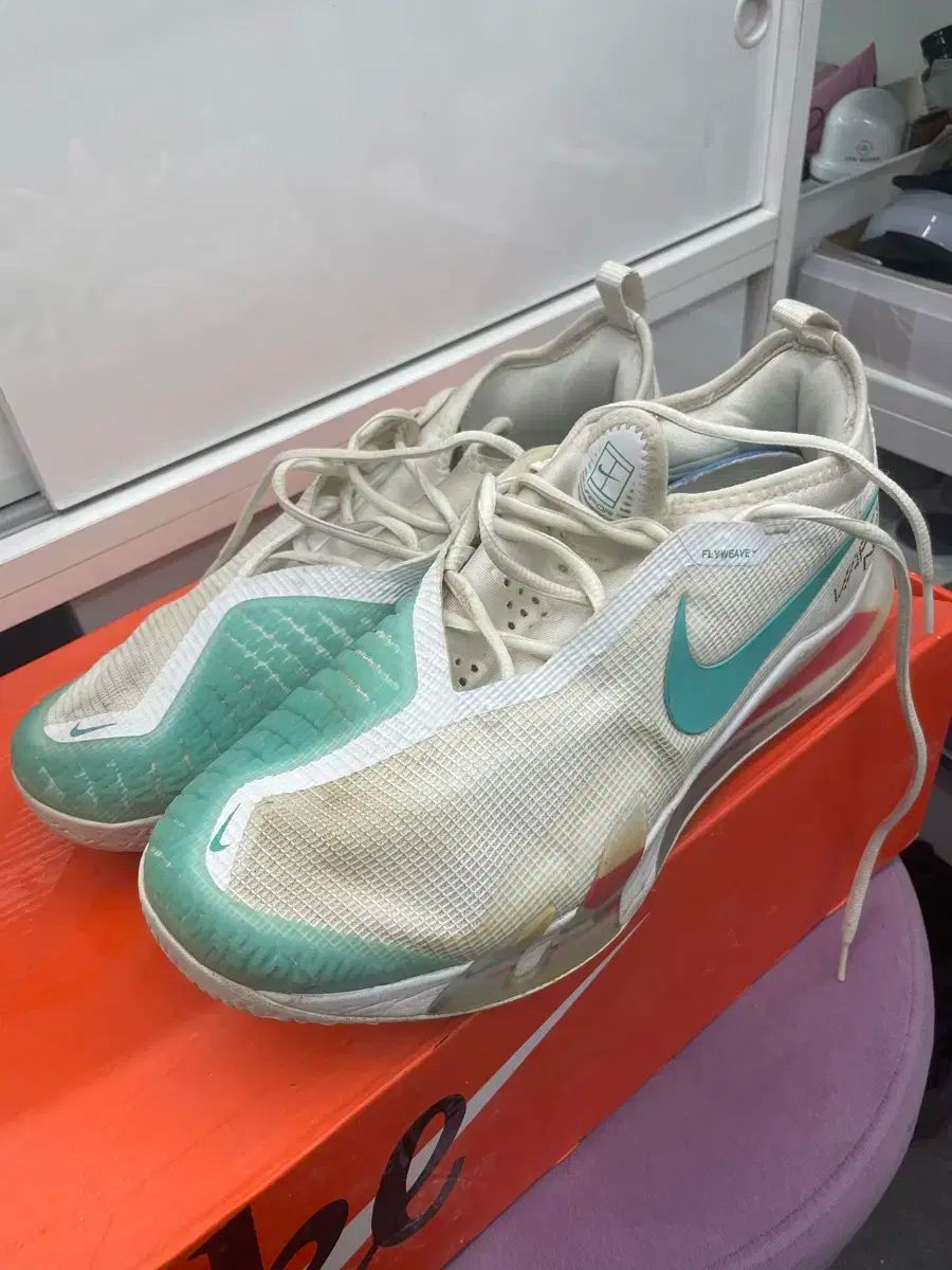 ナイキ リアクト Vapor NXT HC 白 ミント 265