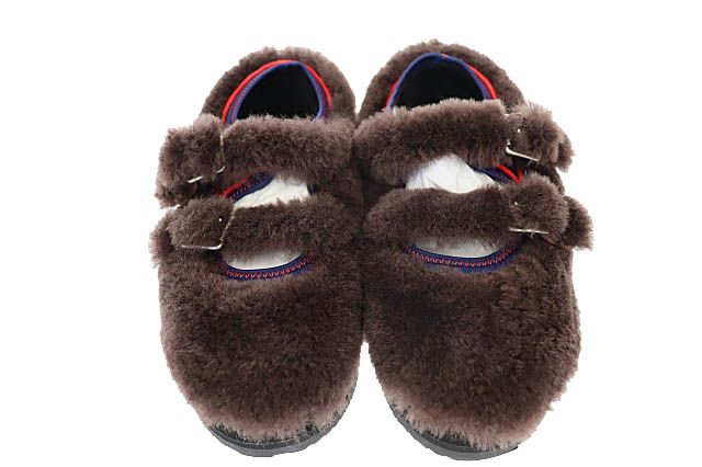 MATSUFUJI マツフジ ×SUICOKE スイコック 25AW Mouton Shoes BROWN ムートン シューズ サンダル M253-1101 8茶ブラウン ブランド古着ベクトル 251111