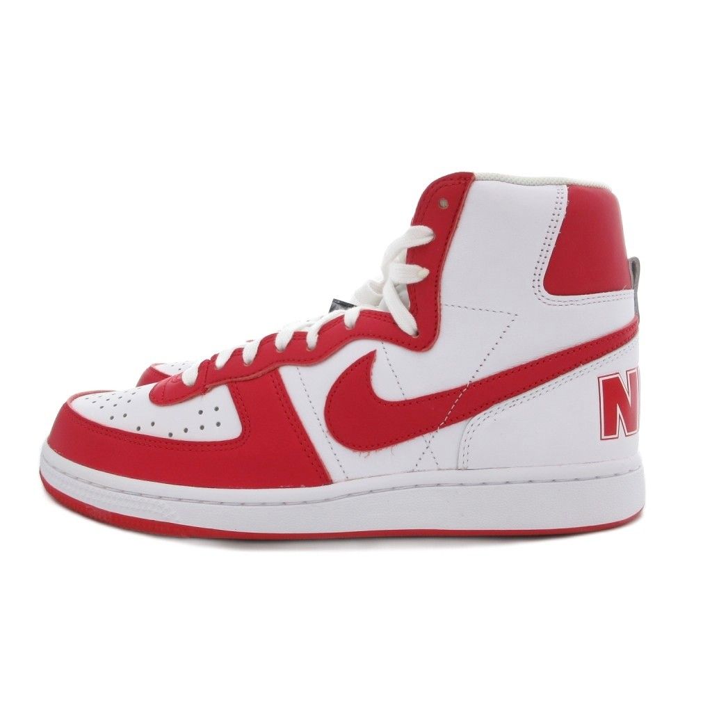 ナイキ NIKE Terminator High ターミネーター ハイ スニーカー シューズ 27cm ユニバーシティレッド ホワイト University Red and White FJ4454-100 UO GY01