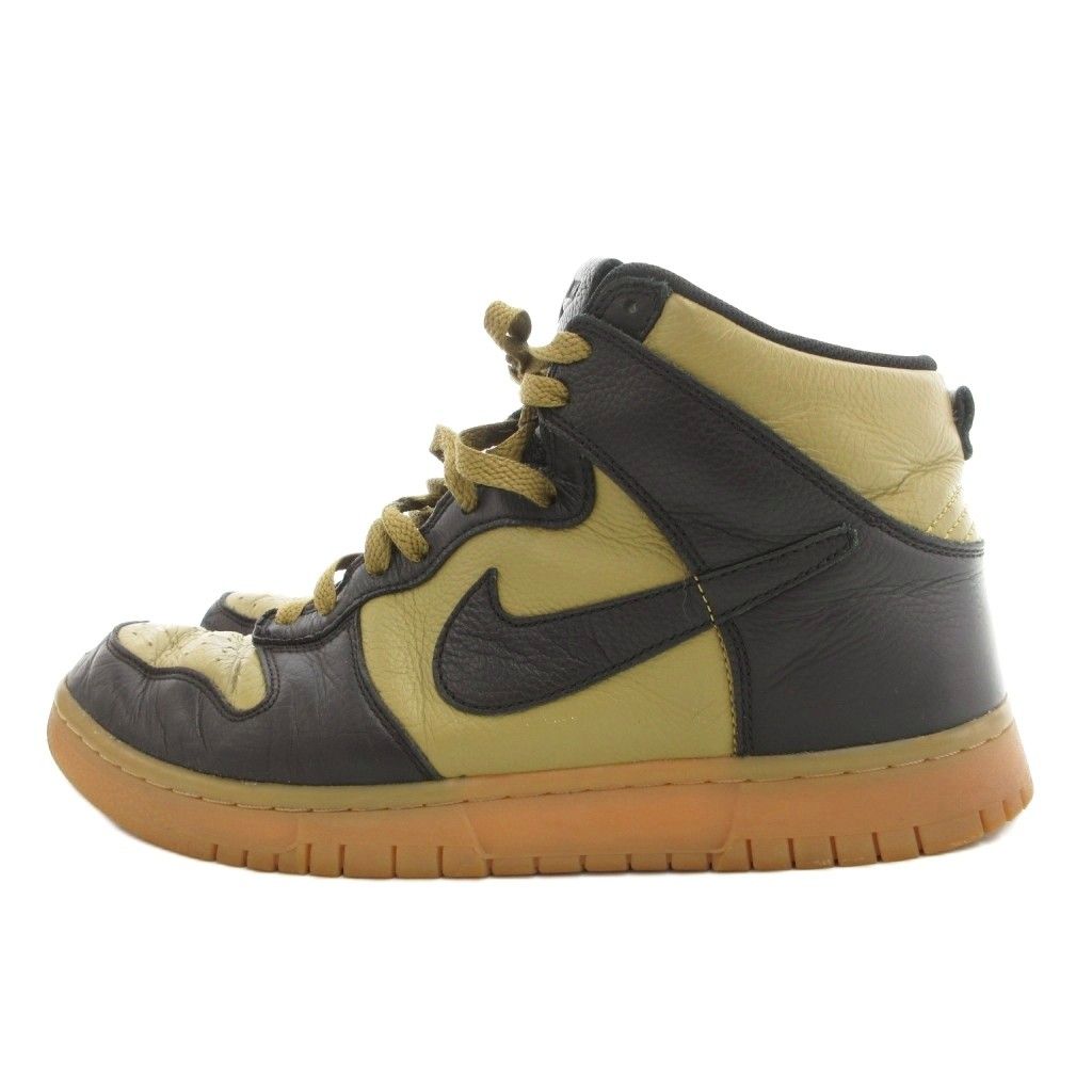 ナイキ NIKE DUNK HIGH BY YOU ダンク スニーカー シューズ ハイカット 27cm カーキ ブラック DV2273-900 UO GY11