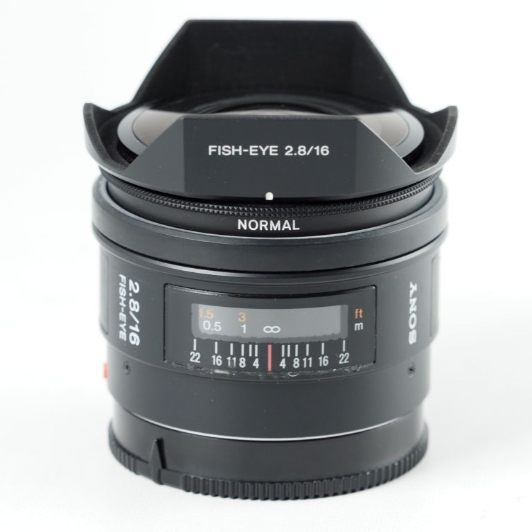 SONY ソニー 16mm F2.8 Fisheye SAL16F28 広角単焦点 魚眼レンズ