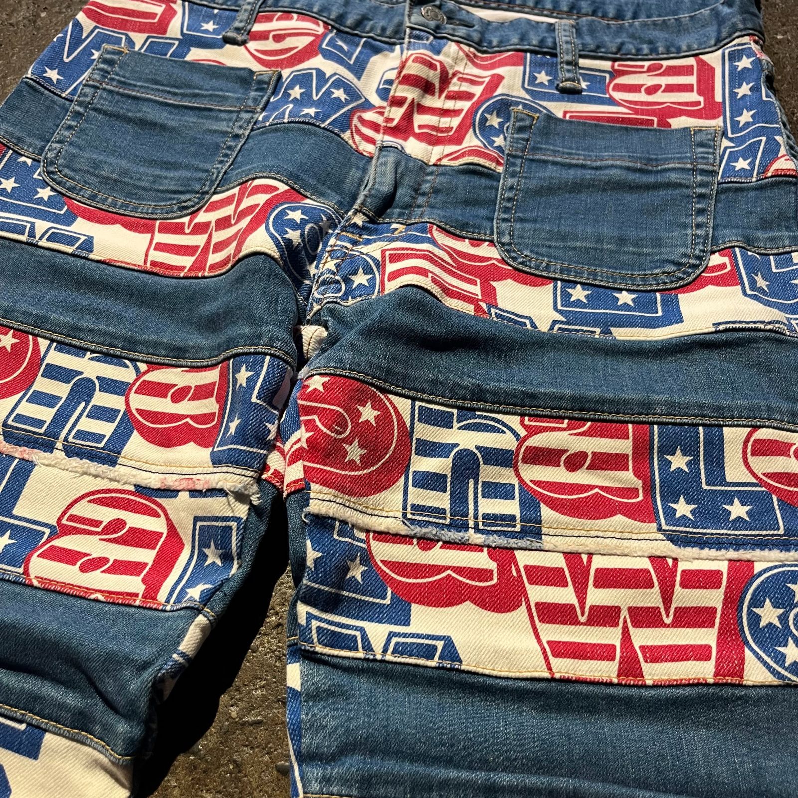 HYSTERIC GLAMOUR スクラッチ　フレアデニム　ツギハギ 中古・古着通販】Hysteric Glamour (ヒステリックグラマー) KINKY