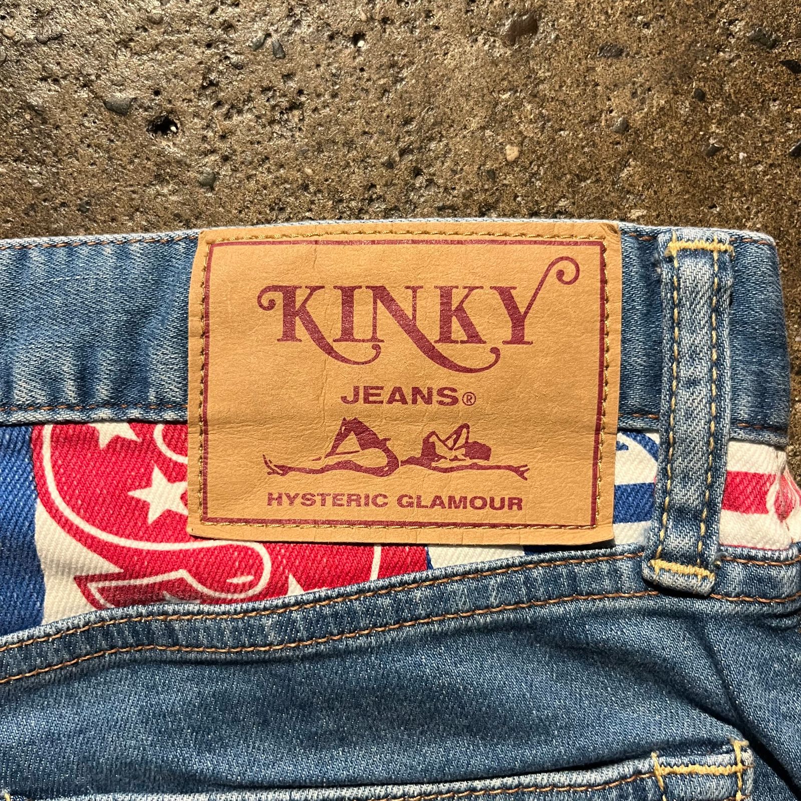 HYSTERIC GLAMOUR スクラッチ　フレアデニム　ツギハギ Hysteric Glamour(ヒステリックグラマー) スクラッチフレアデニム