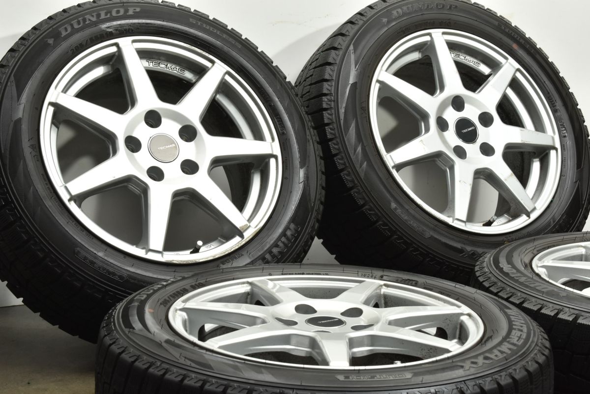 製 WM 02付 TECMAG 16 in 7 J 50 PCD 112 ダンロップ ウインターマックス 205 55 R BMW F 40 1シリーズ 44 2シリーズ グランクーペ
