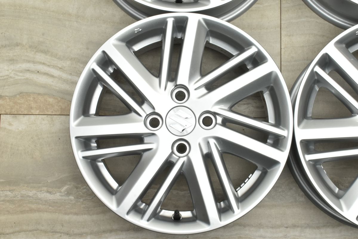 ② 新車外し スズキ 純正 ソリオ 15インチ 2本 デリカ D2 スペーシア 新車外し】スズキ ソリオ 純正 15in 5J +45 PCD100 4本 ハスラー