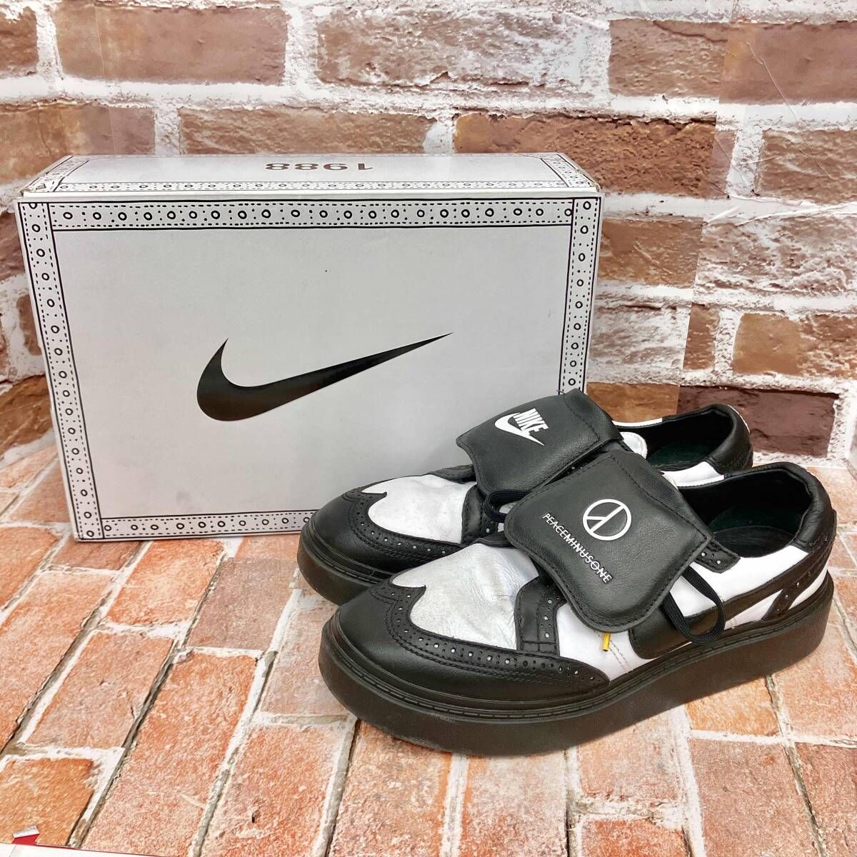 NIKE ナイキ DH2482-101 KWONDO 1 PEACEMINUSONE スニーカー サイズ27cm ホワイト ブラック