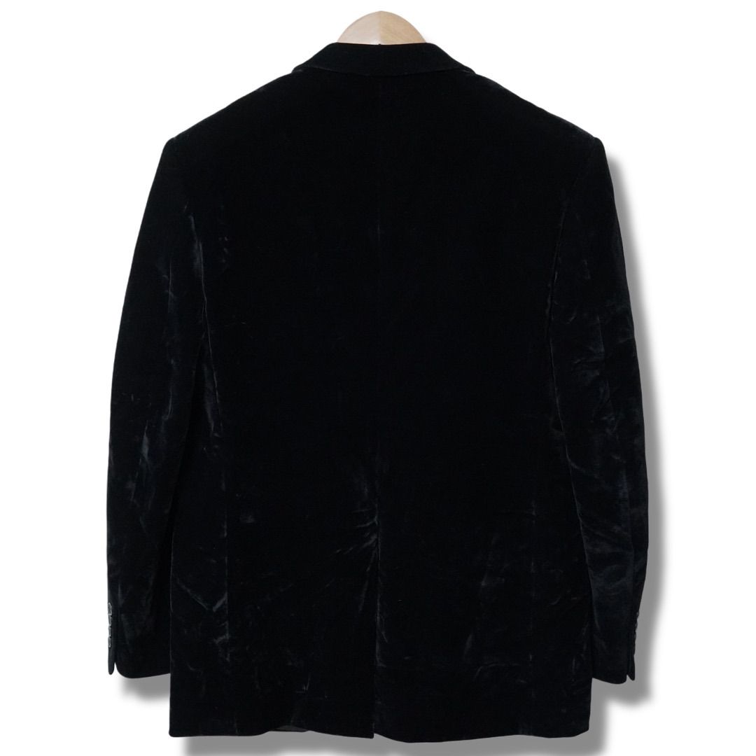 グッチ GUCCI ウール ベルベット ジャケット テーラード 48 L相当