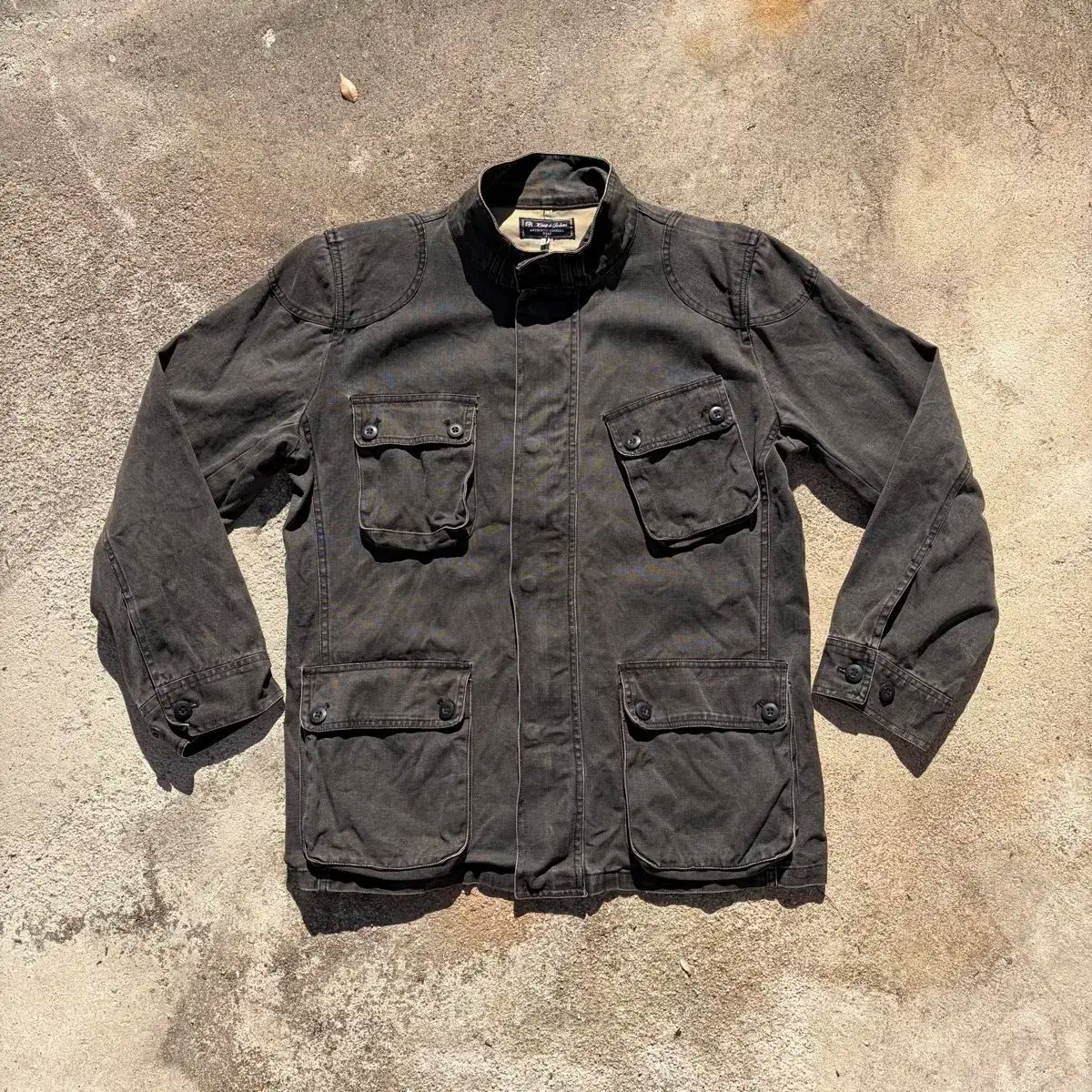 キングアンドジョーン ヴィンテージ ライダースジャケット フィールドジャケット L