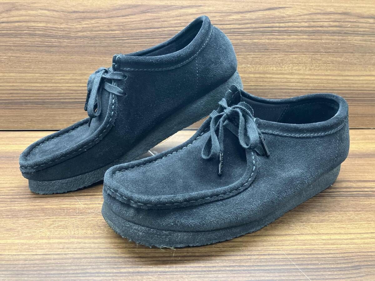 Clarks クラークス 261555197085 ワラビーブーツ デザートブーツ 黒 ブラック 26.5cm