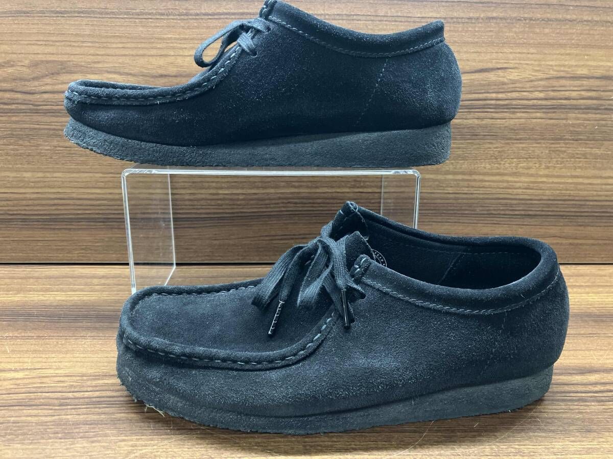 Clarks クラークス 261555197085 ワラビーブーツ デザートブーツ 黒 ブラック 26.5cm