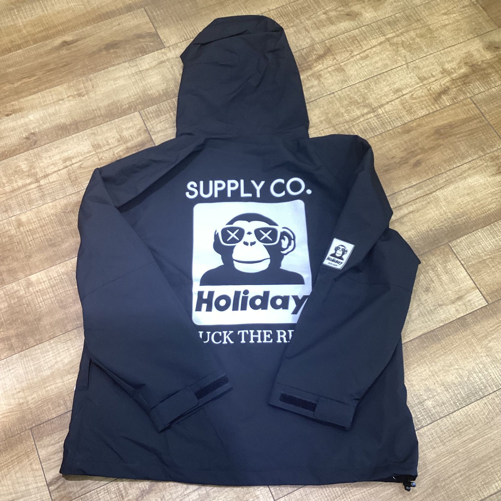 未使用スノーボードウェア】 HOLIDAY PULLOVER JACKET L Black 24ｰ25