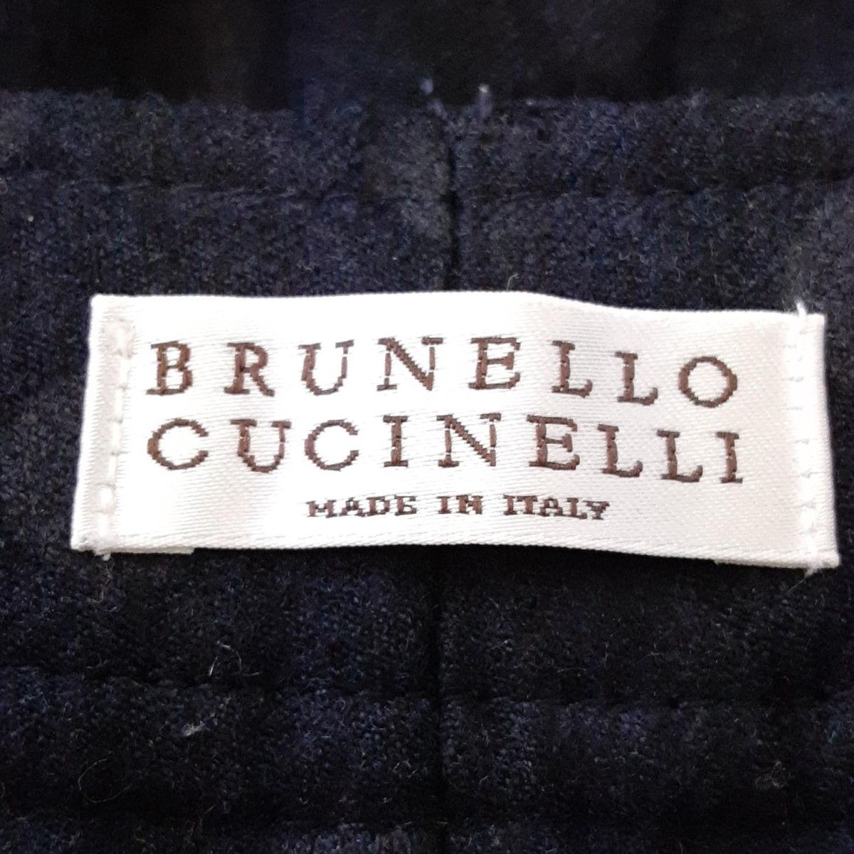 BRUNELLO CUCINELLI ブルネロクチネリ パンツ サイズI 40 レディース - ネイビー×ダークグレー フルレングス ドット柄 GINKGOPHARMACY_COM