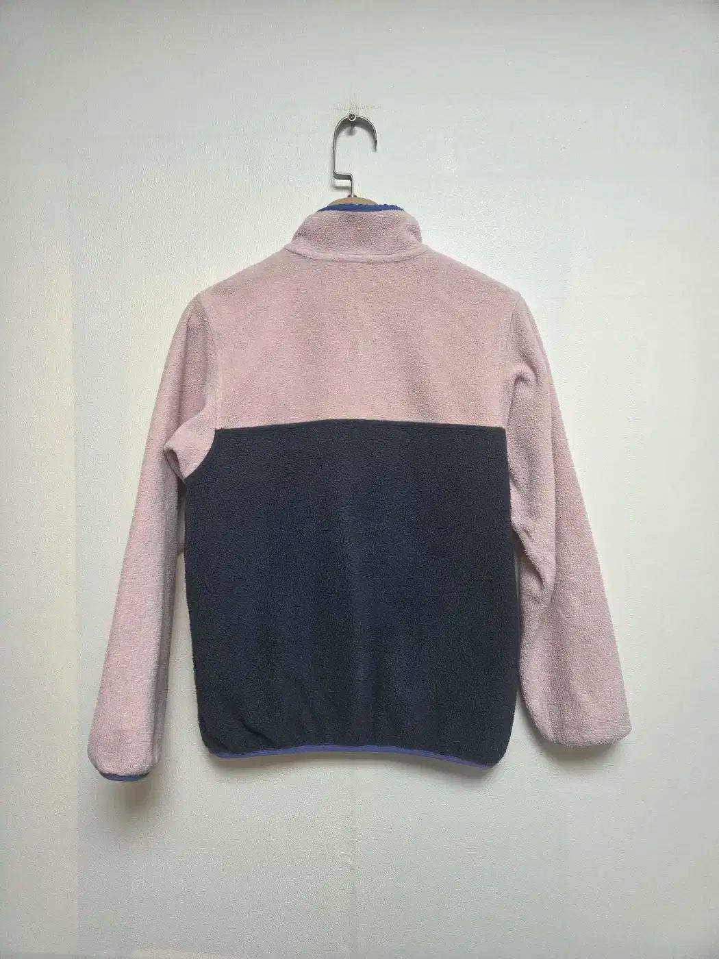 パタゴニア キッズ シンチラ スナップT ピンクアンドネイビー M 10 A