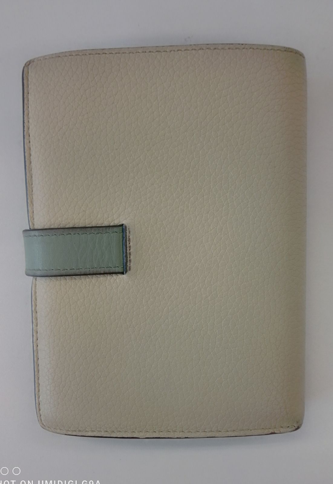 APN 08 ロエベ アナグラム バーティカルウオレット 2つ折り財布 シルバー金具