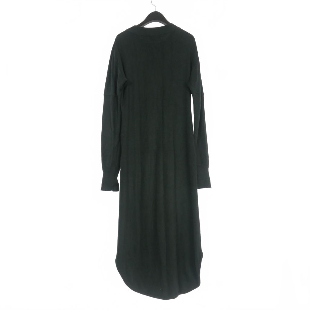 フォトコピュー スウェットロングワンピース ドレス 長袖 TU ブラック 黒 MOD 2025 DN