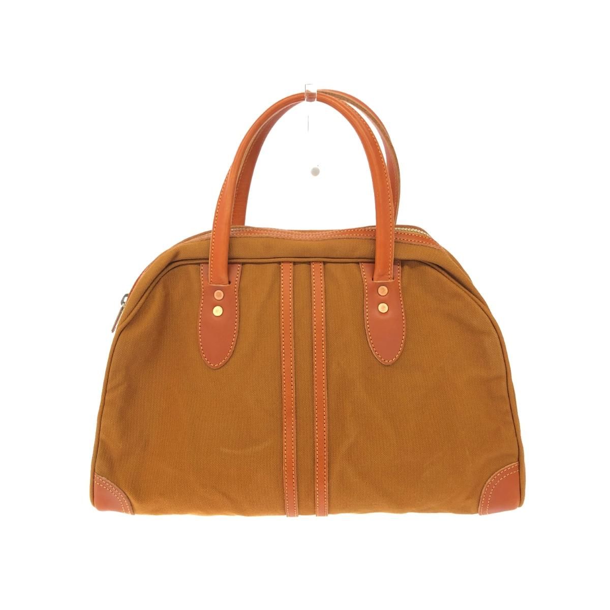 一澤帆布 イチザワハンプ ミニボストンバッグ キャンバス ブラウン ユニセックス / 240001171906