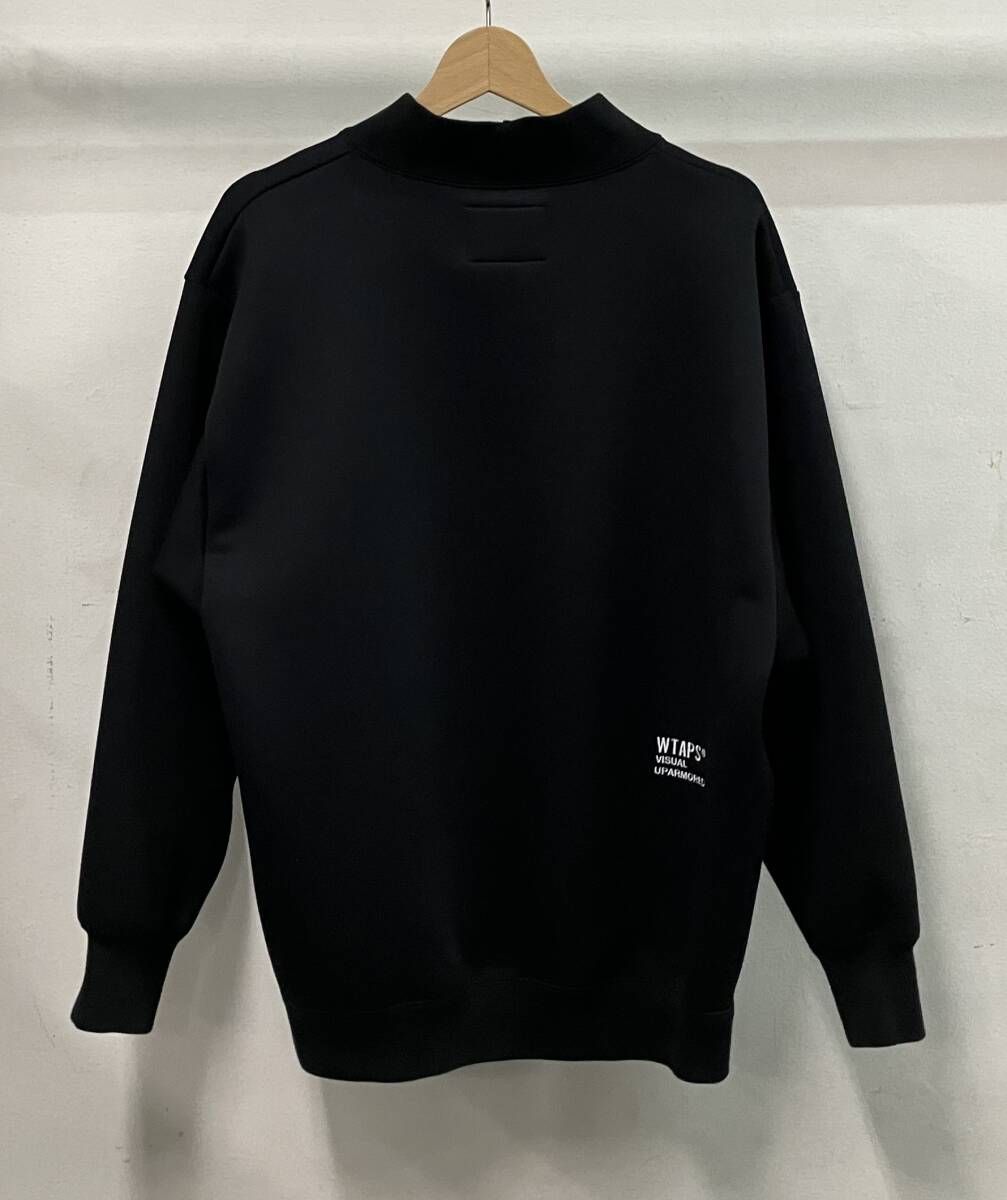 wtaps ダブルタップス Bevel Mock Neck Poac Snl 232ATDT-CSM23 スウェット サイズ X 01 ブラック ポリエステル
