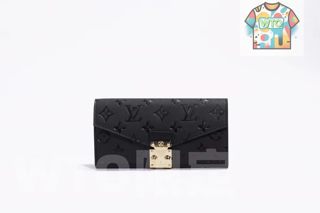 Louis Vuittonルイヴィトンハンドバッグ小銭入れハンドバッグ財布 財布 銀行カードバッグ カードホルダー 16個のクレジットカードスロット-1個のファスナー付きコイン袋-2個のステープル付き大仕切り-S字ロック -WT0輸入