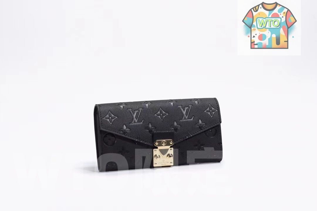 Louis Vuittonルイヴィトンハンドバッグ小銭入れハンドバッグ財布 財布 銀行カードバッグ カードホルダー 16個のクレジットカードスロット-1個のファスナー付きコイン袋-2個のステープル付き大仕切り-S字ロック -WT0輸入