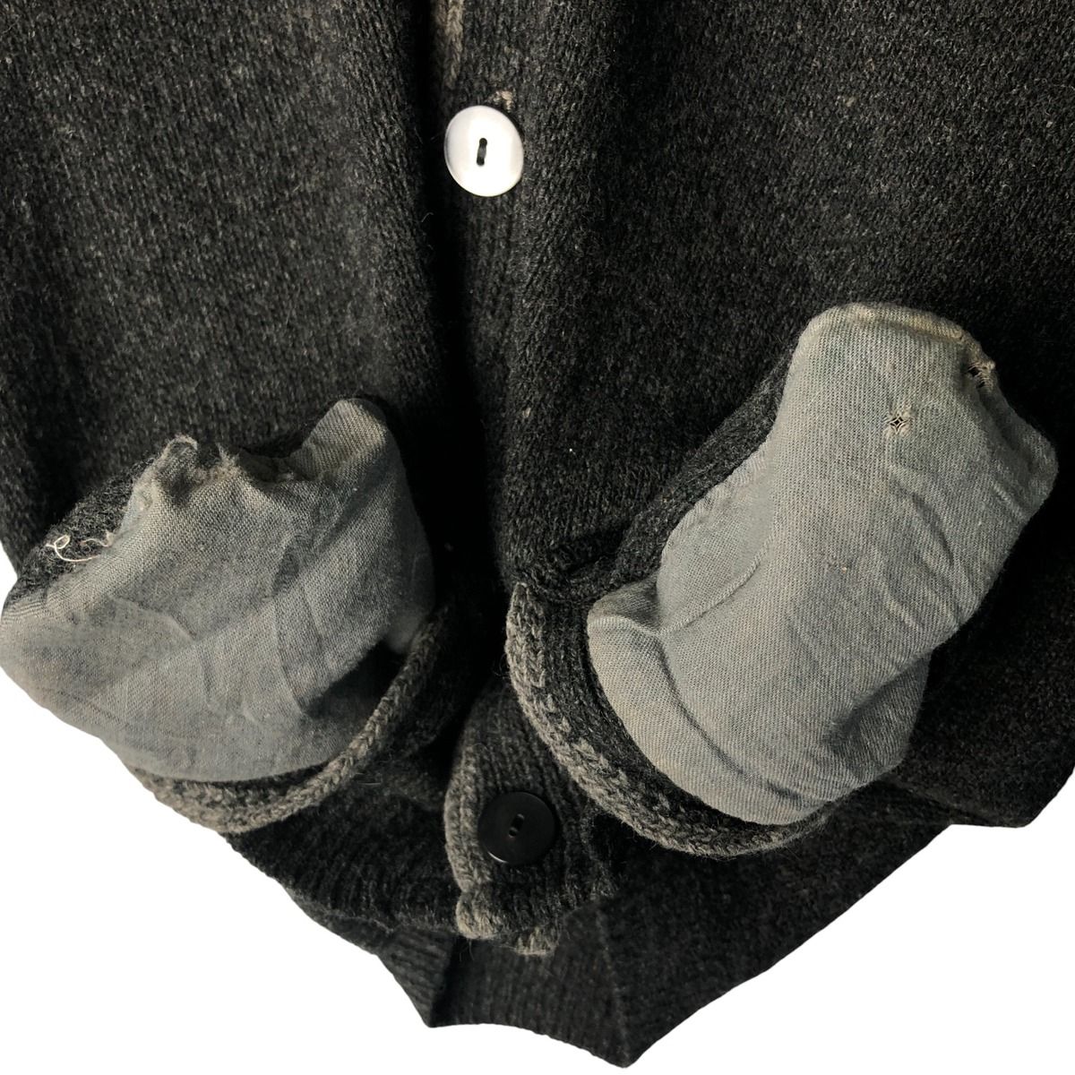 古着 60年代~ パークレイ Parkley ウールニットカーディガン メンズM