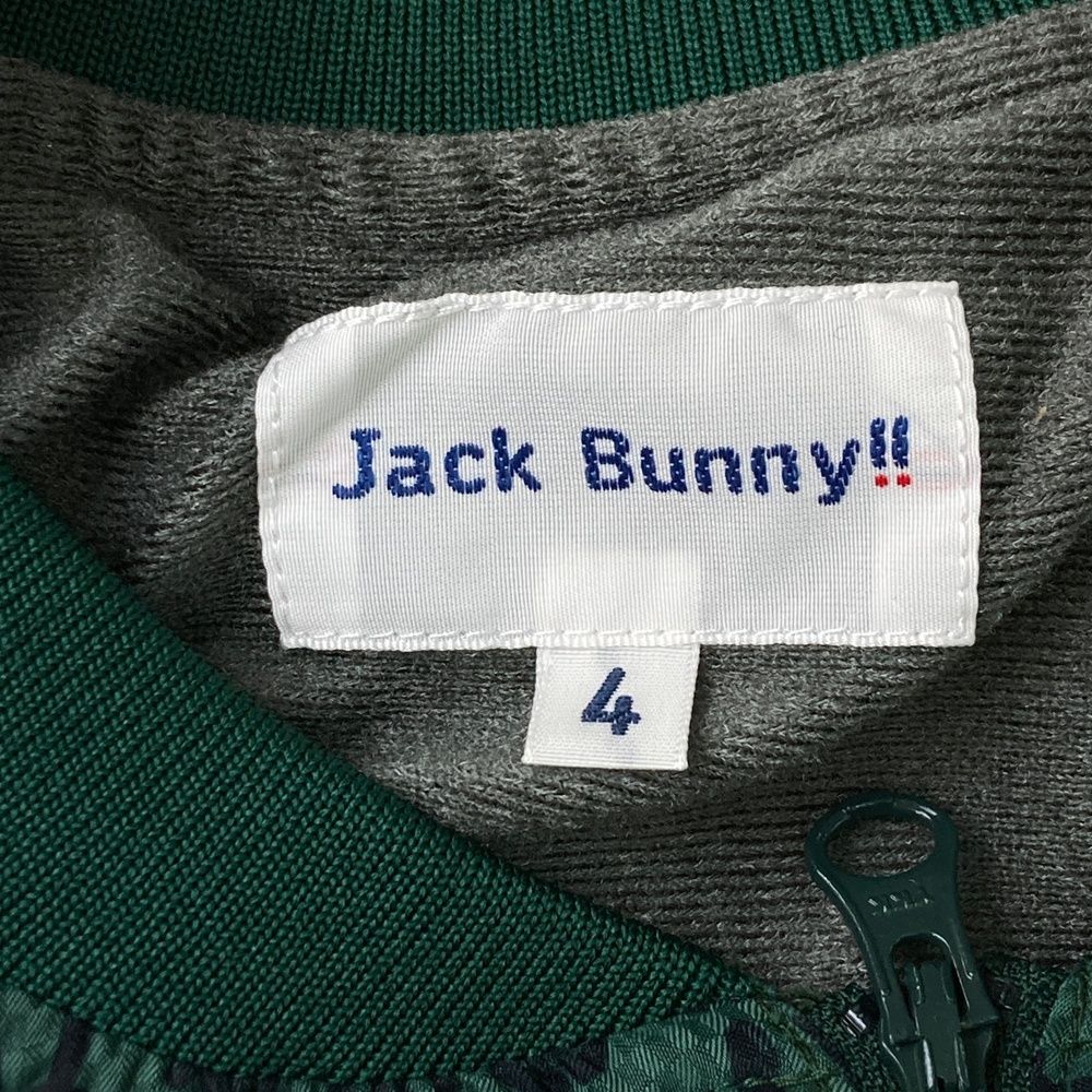 サイズ：4 JACK BUNNY ジャックバニー ハーフジップ長袖ブルゾン 裏