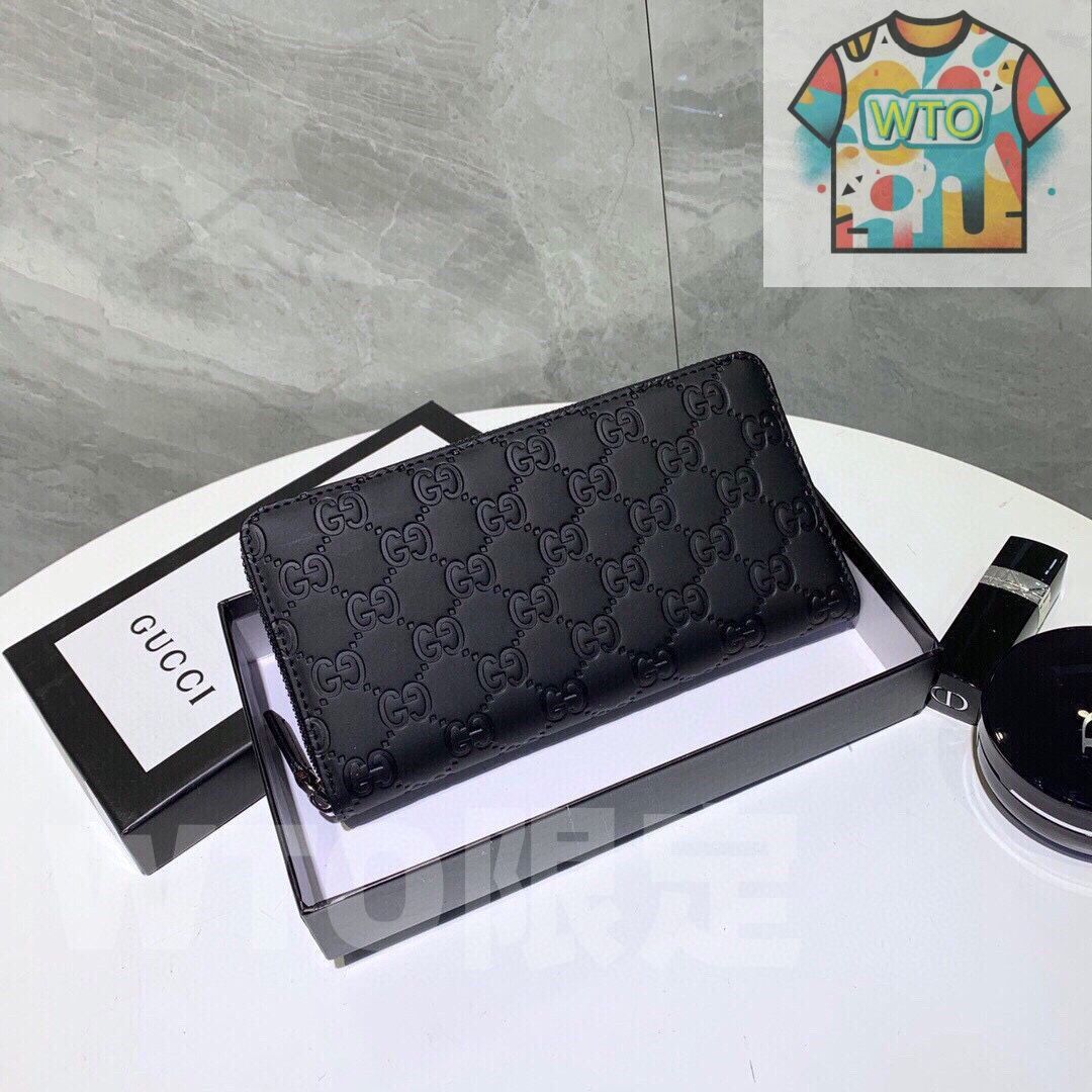 Gucciグッチ 財布 爆金研磨牛革 現金各種消費カードの伝票などを簡単に入れることができ 小銭入れバッグ