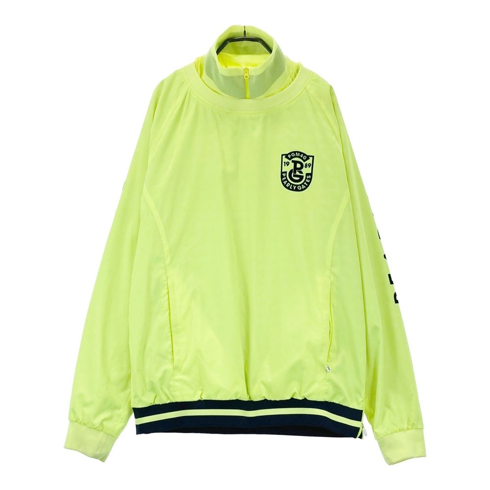 サイズ 7 PEARLY GATES パーリーゲイツ インナー付 蓄熱スニードジャック 総柄 イエロー系 ゴルフウェア メンズ ストスト