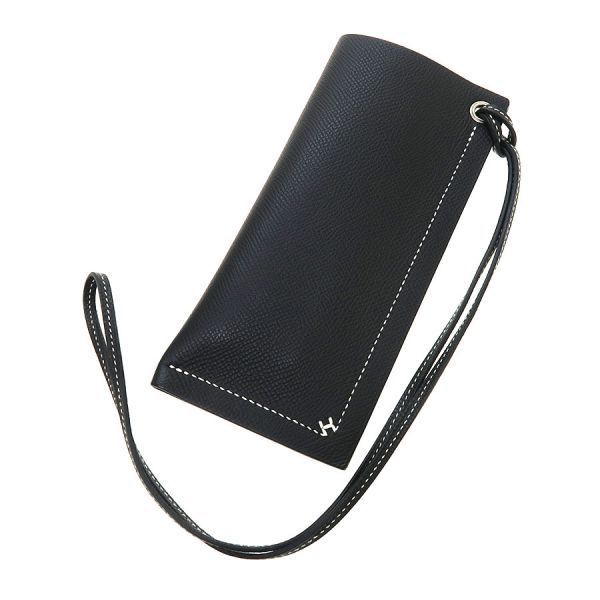 エルメス HERMES 眼鏡ケース《Hセリエ》黒 超美品 エルメス Hセリエ・メガネケース 【Aランク】【中古】 - メルカリ
