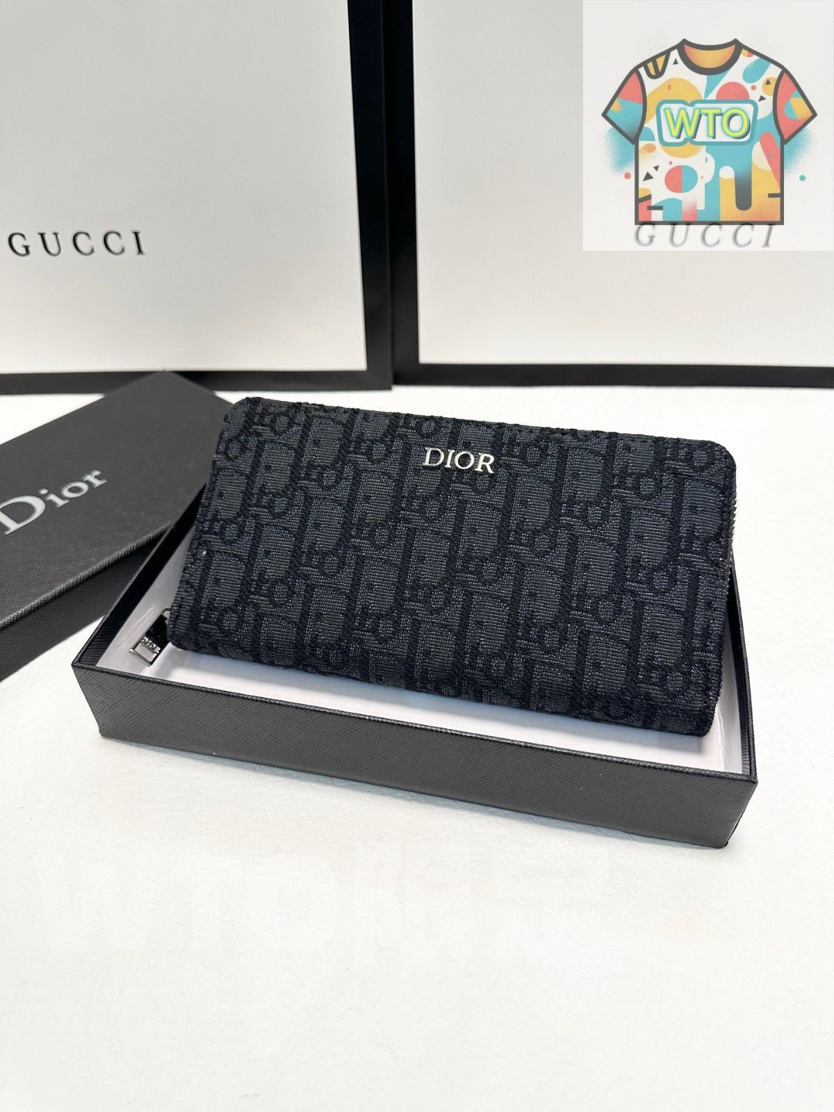 Dior財布 革財布 両用パスケース財布 男女兼用