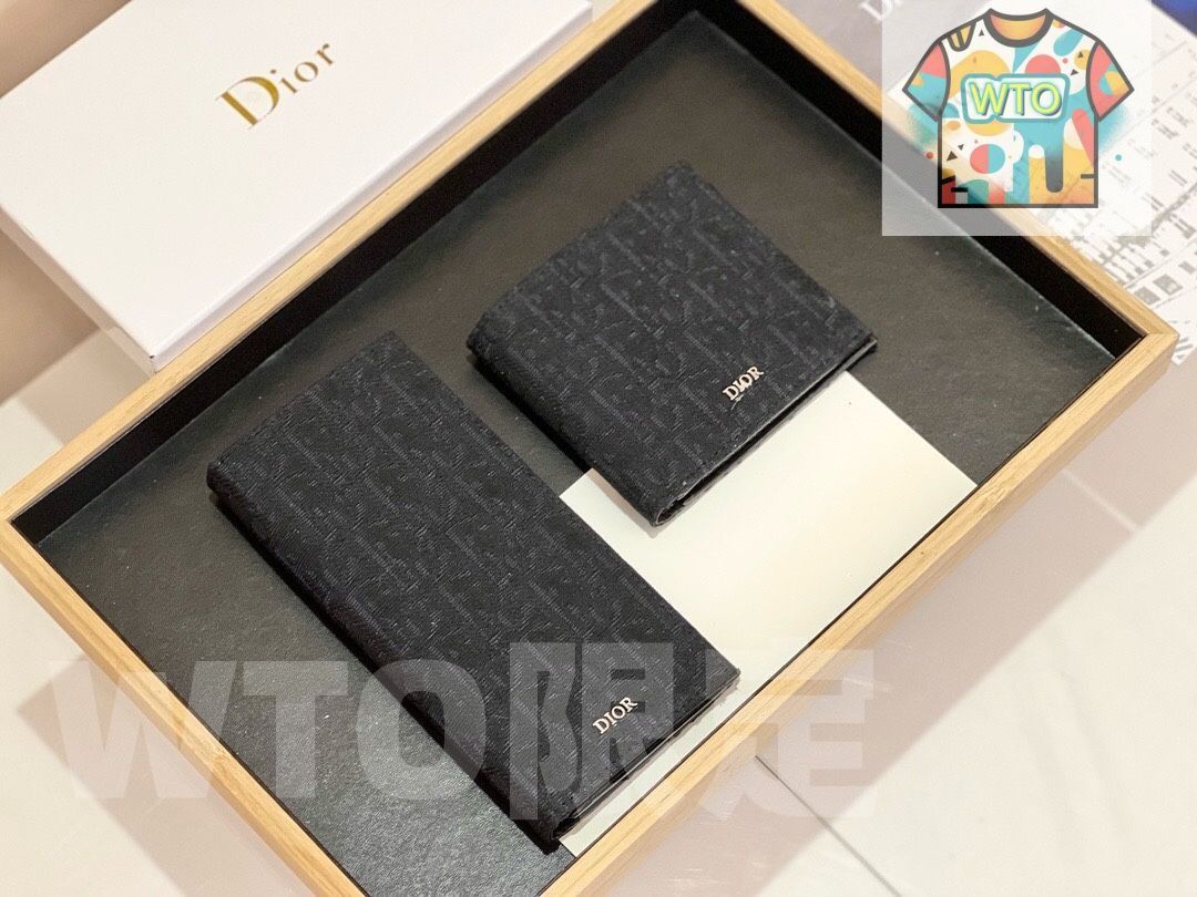 Diorウォレット 財布 クレジットカードスロットと収納紙幣 両用パスケース財布