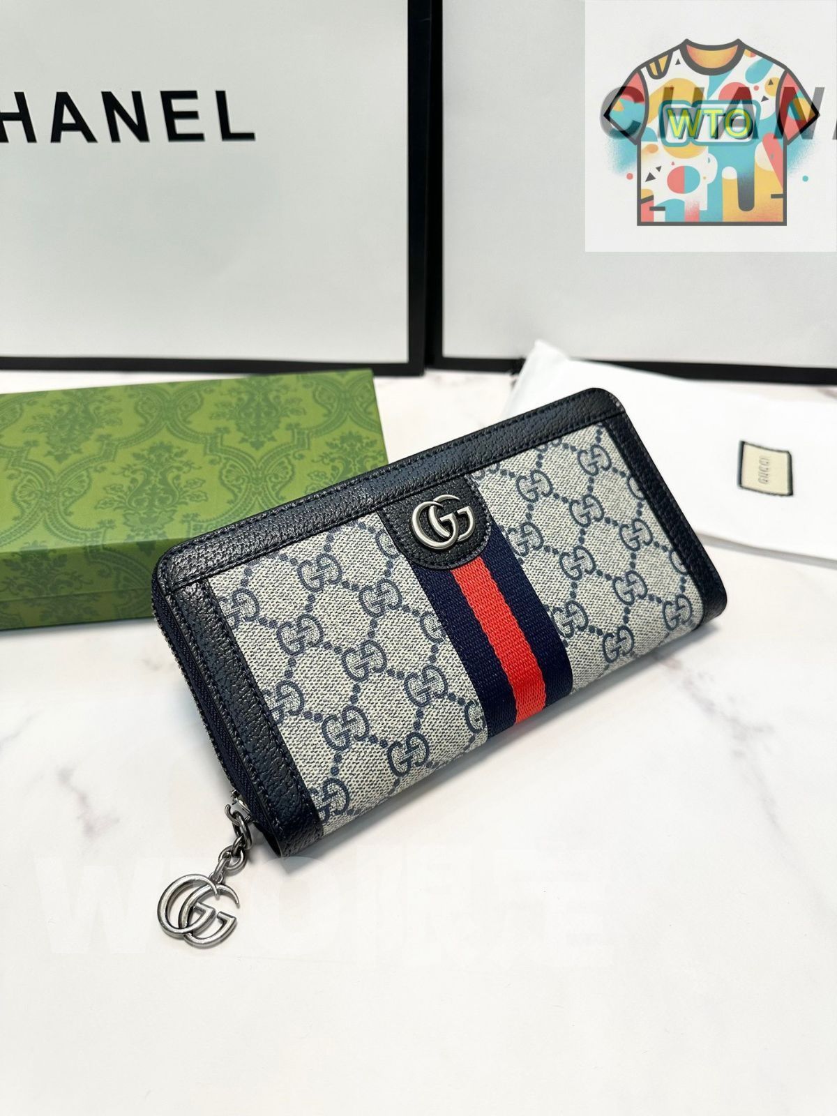 Gucciグッチ 財布 各種消費カード伝票など 超多カードビット 超薄型デザイン 持ち運びに便利