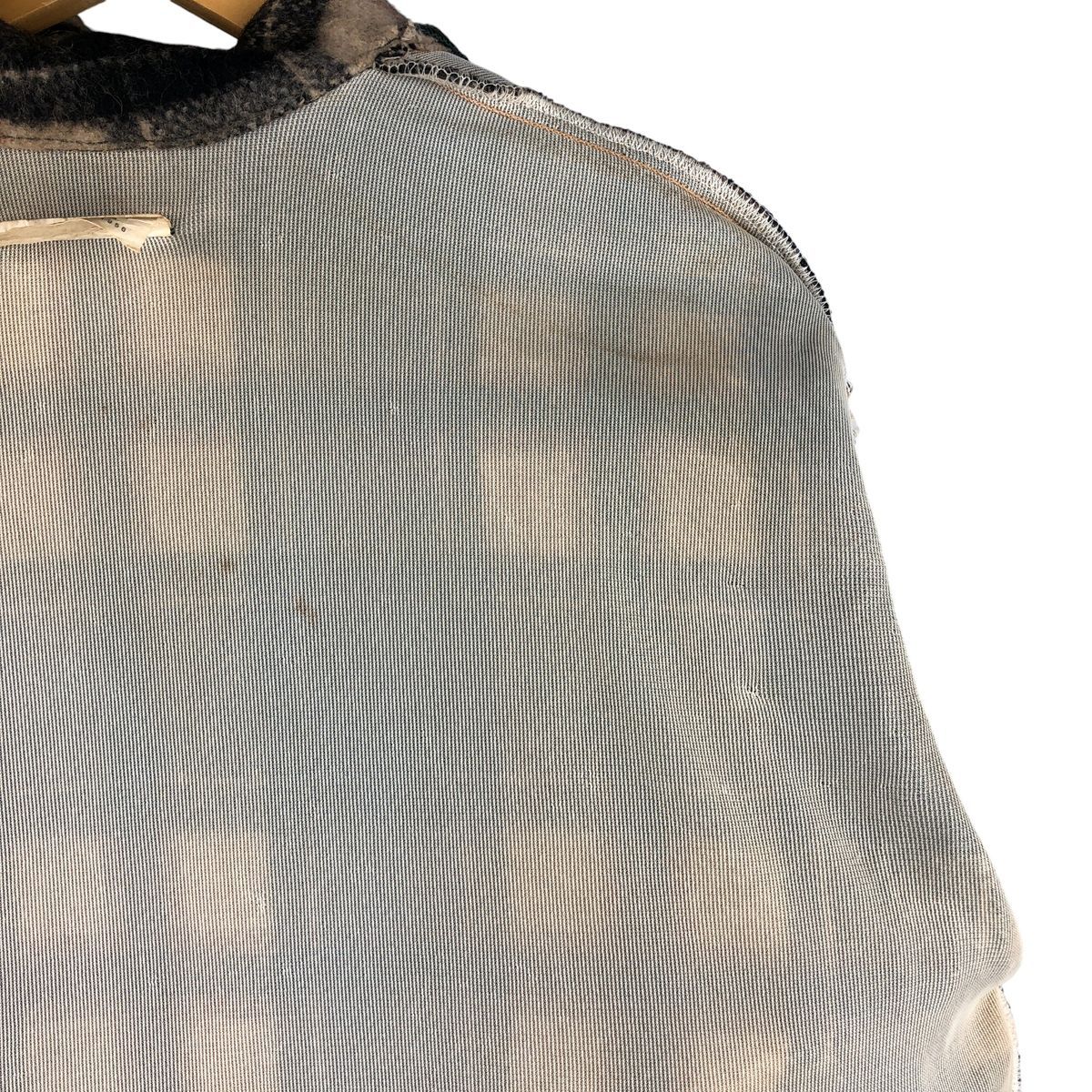 チェック柄 ウールジャケット