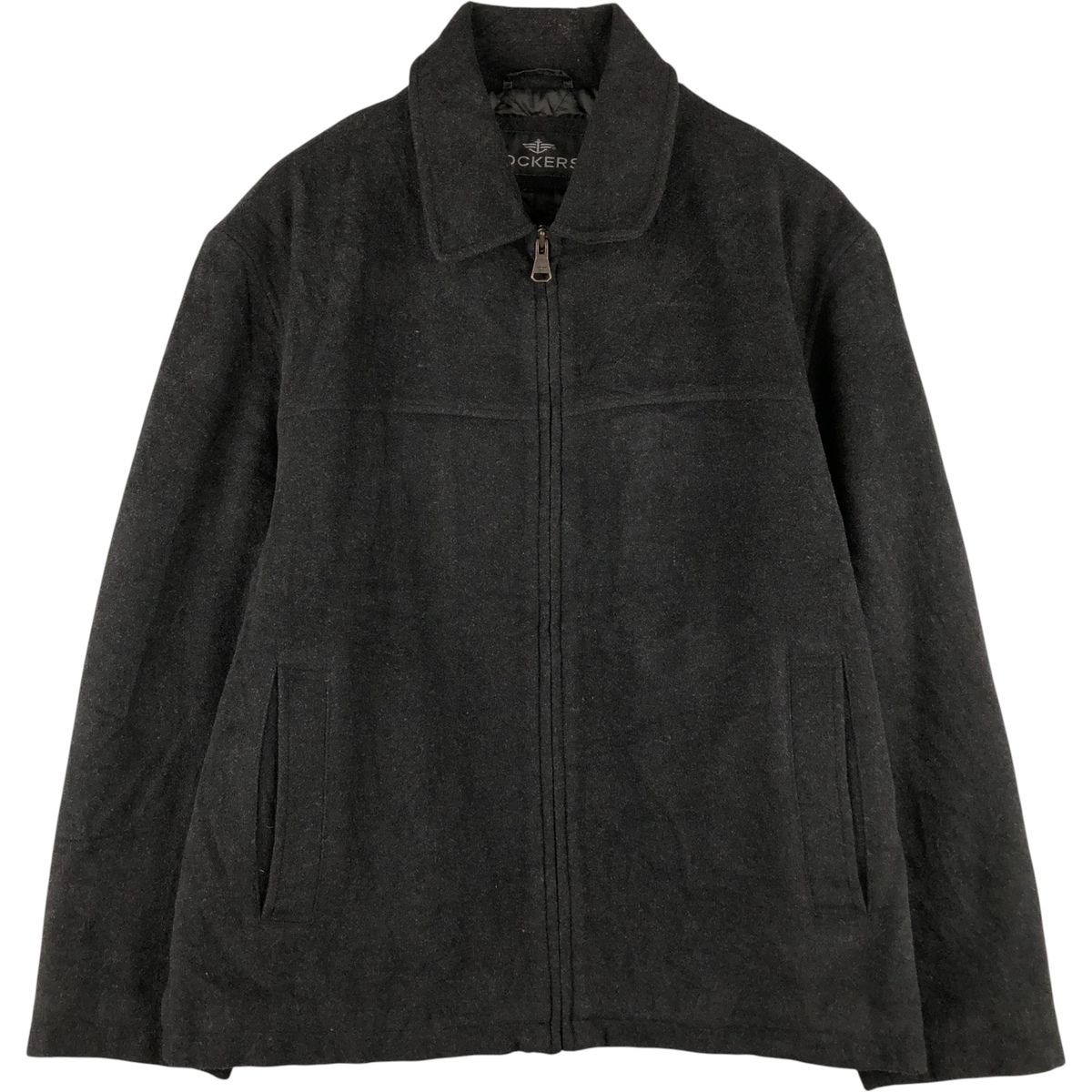 古着 ドッカーズ DOCKERS 中綿入り ウールスポーツジャケット メンズM相当 eaa593974