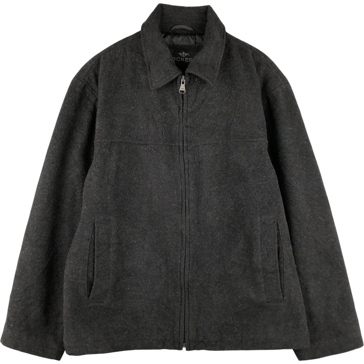 古着 ドッカーズ DOCKERS 中綿入り ウールスポーツジャケット メンズM相当 eaa593976