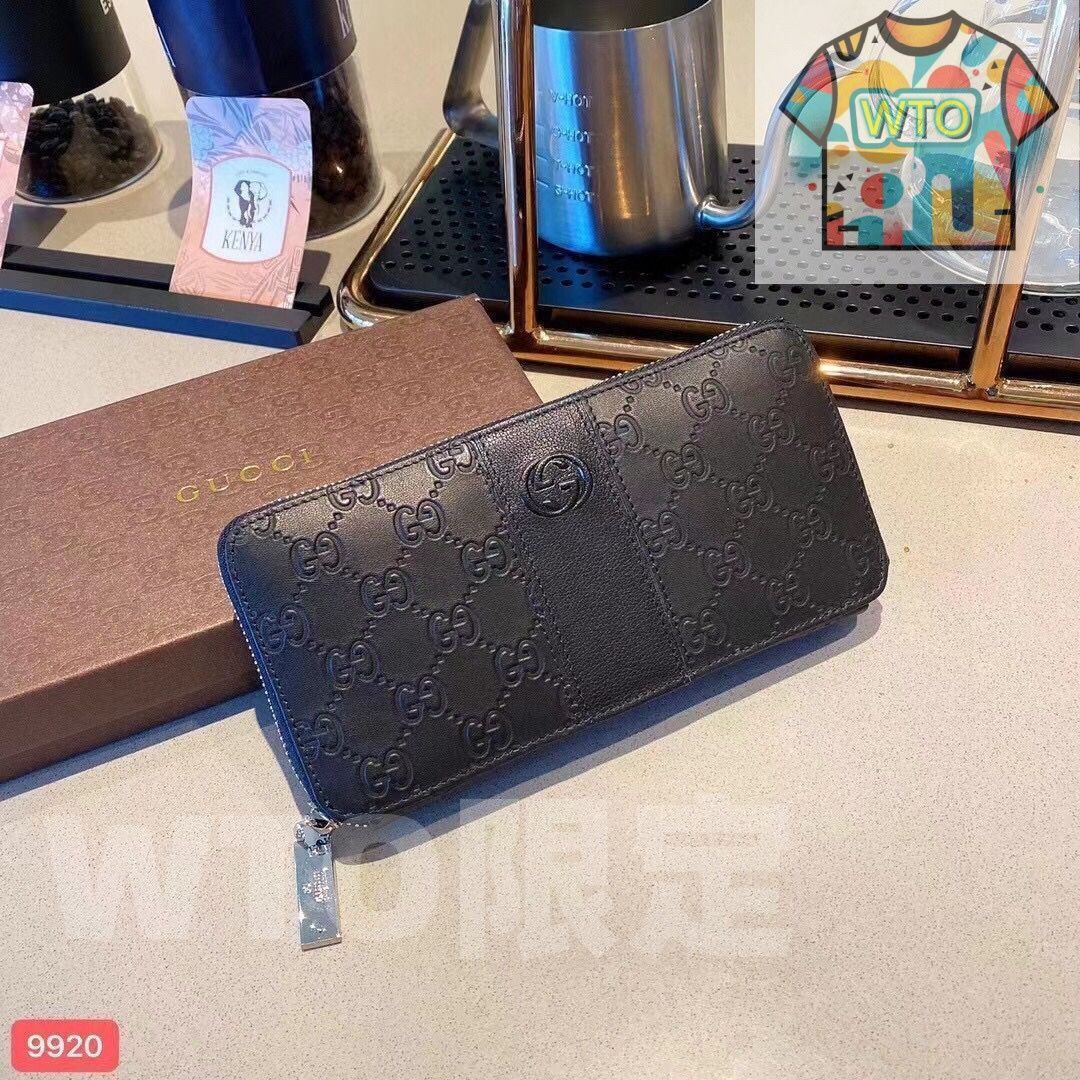 Gucciグッチ ウォレット クレジットカードスロットに紙幣と手形を収納 両用カードバッグウォレット 小財布カードバッグ多カードビット大容量