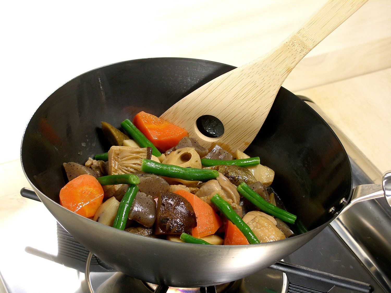 商品 リバーライト JAPAN 鉄製 IH対応 アジア鍋 1.2L 窒化鉄 窒化加工 IH対応 サビにくい J1930AIH