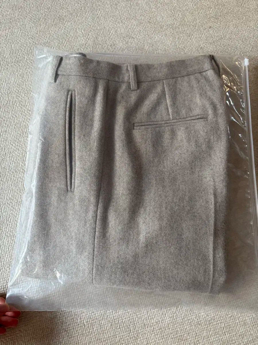  FACADE PATTERN ファサードパターン ヴィンテージ ウールパンツ オートミール スラックス パンツ